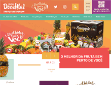 Tablet Screenshot of frutasdocemel.com.br